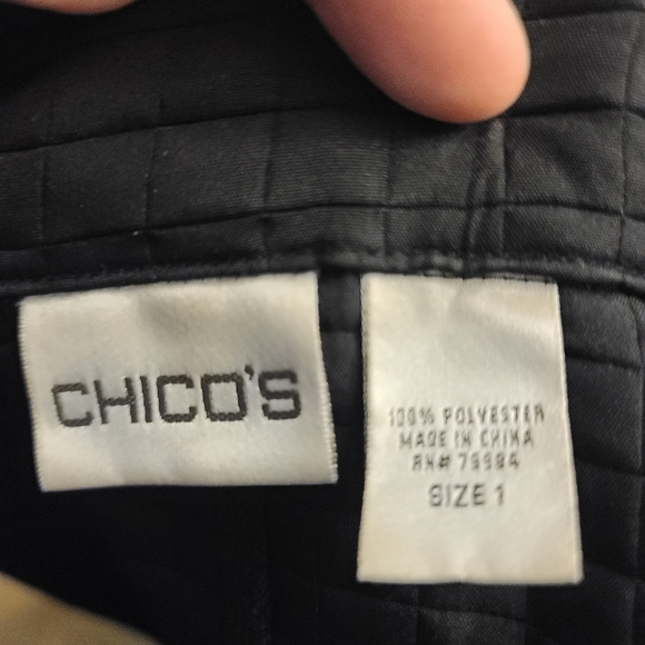 CHICO'S Vest Jacket size 1 - Picture 6 of 15